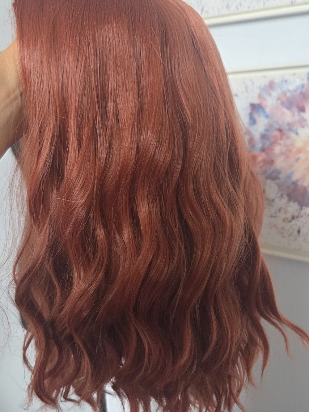 Rich Copper Red Women’s Hair Color Wig / Extension
